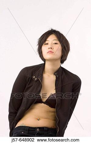 Stock Image - Eanjee Ahn korean college student in washington.. Fotosearch