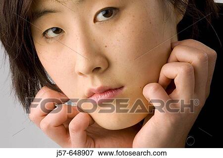 Stock Photo - Eanjee Ahn korean college student in washington.. Fotosearch