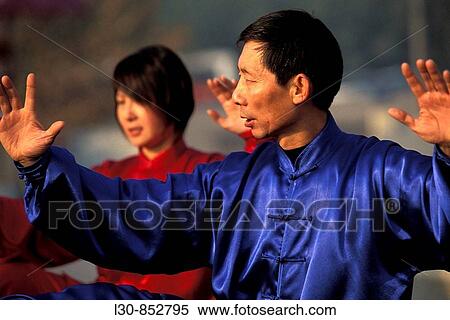 Early morning taijiquan exercises, Shanghai, China View Large Photo Image Stock Photography - Early morning taijiquan exercises, Shanghai, China. Fotosearch