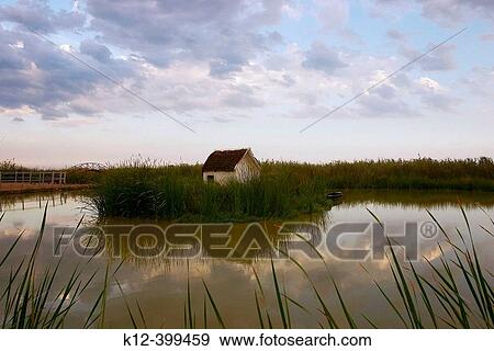 Stock Photo - Ebro River delta Natural Park. Tarragona province, Catalonia, Spain. Fotosearch