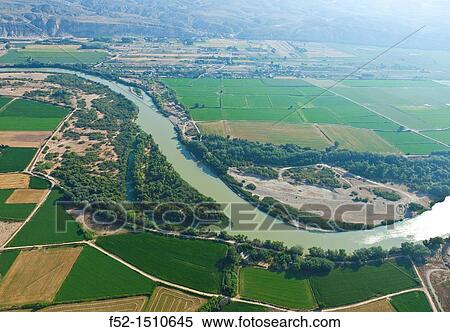 Ebro river meanders Zaragoza, Aragon, Spain, Europe. View Large Photo Image Stock Photography - Ebro river meanders Zaragoza, Aragon, Spain, Europe.. Fotosearch