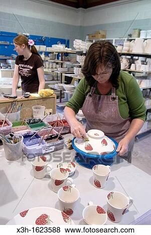 Stock Photo - Eden pottery, Ards Peninsula, Northern Ireland, United Kingdom, Western Europe. Fotosearch