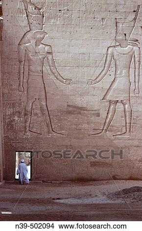 Edfu Temple. Egypt View Large Photo Image Picture - Edfu Temple. Egypt. Fotosearch