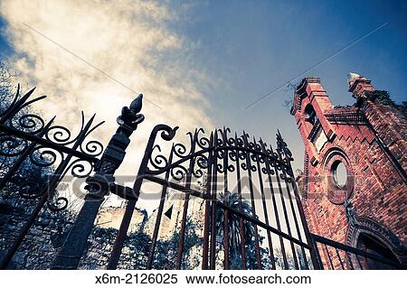 Stock Photography - Edifice. Bosque de la Zoreda. Oviedo, Asturias, Spain. Europe.. Fotosearch
