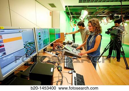 Editing and tests in TV set, digital TV and multimedia services, Vicomtech-IK4 Visual Interaction and Communication Technologies Centre, applied research centre for Interactive Computer Graphics and Multimedia, San Sebastian Technology Park View Large Photo Image Stock Image - Editing and tests in TV set, digital TV and multimedia services, Vicomtech-IK4 Visual Interaction and Communication Technologies Centre, applied research centre for Interactive Computer Graphics and Multimedia, San Sebastian Technology Park. Fotosearch