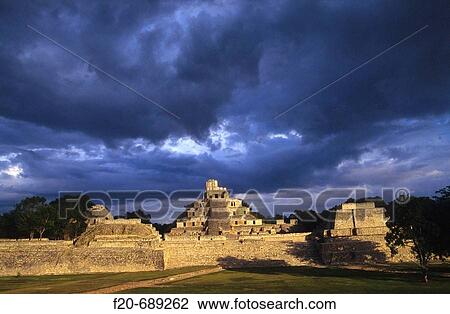 EdznB, Maya archaeological site. Campeche, Mexico View Large Photo Image Stock Image - EdznB, Maya archaeological site. Campeche, Mexico. Fotosearch