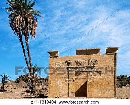 Egypt, Aswan, Elephantine Island, Ptolemaic shrine of Kalabsha, View Large Photo Image Picture - Egypt, Aswan, Elephantine Island, Ptolemaic shrine of Kalabsha,. Fotosearch