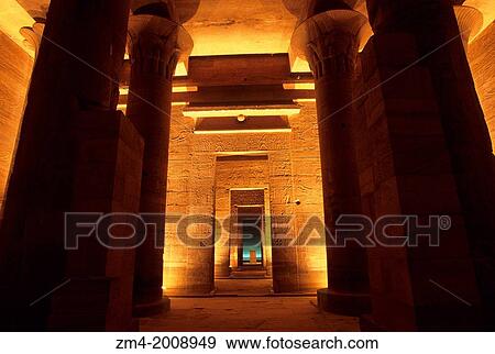 EGYPT, ASWAN, NILE RIVER, AGILKIA ISLAND, PHILAE, TEMPLE OF ISIS, INTERIOR. View Large Photo Image Stock Photo - EGYPT, ASWAN, NILE RIVER, AGILKIA ISLAND, PHILAE, TEMPLE OF ISIS, INTERIOR.. Fotosearch