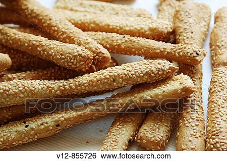 Stock Photograph - Egyptian breadsticks (buksumatt). Fotosearch
