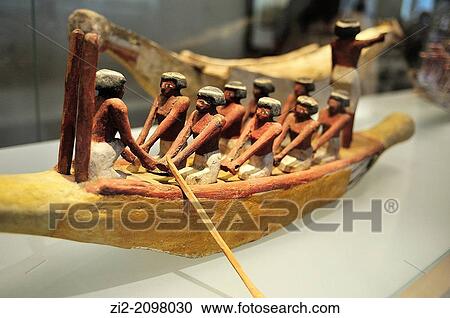 Egyptian civilization, Middle Kingdom. Painted and stuccoed wood model of boat, Louvre Museum, Paris, France View Large Photo Image Stock Image - Egyptian civilization, Middle Kingdom. Painted and stuccoed wood model of boat, Louvre Museum, Paris, France. Fotosearch