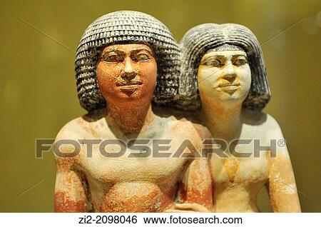 Egyptian civilization, Old Kingdom, Dynasty IV. Painted limestone statues portraying Raherka and Meresankh, Louvre Museum, Paris, France View Large Photo Image Stock Photograph - Egyptian civilization, Old Kingdom, Dynasty IV. Painted limestone statues portraying Raherka and Meresankh, Louvre Museum, Paris, France. Fotosearch
