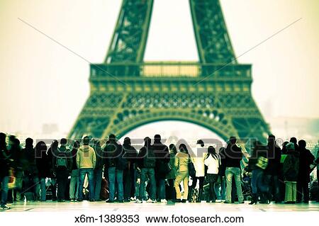 Stock Image - Eiffel Tower Paris, France, Europe. Fotosearch