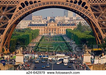 Stock Photo - Eiffel Tower. Paris. France. June 2007.. Fotosearch