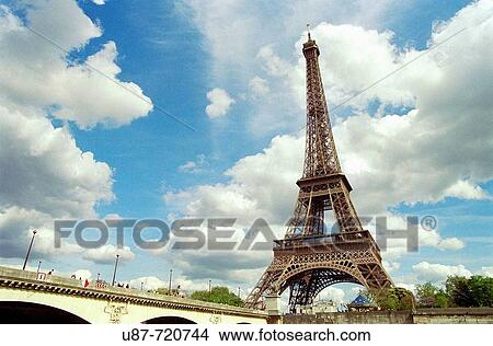 Picture - Eiffel Tower, Paris, France. Fotosearch