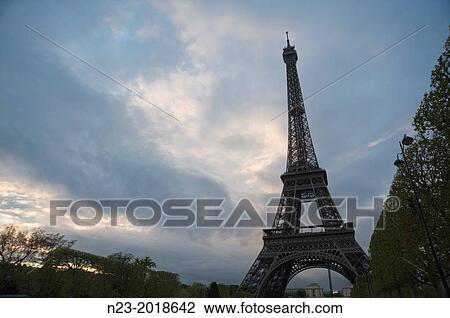 Stock Image - Eiffel Tower, Paris, France.. Fotosearch