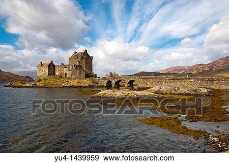 Eilean Donan Castle, Dornie, Highland region, Scotland, United Kingdom, Europe View Large Photo Image Stock Photo - Eilean Donan Castle, Dornie, Highland region, Scotland, United Kingdom, Europe. Fotosearch