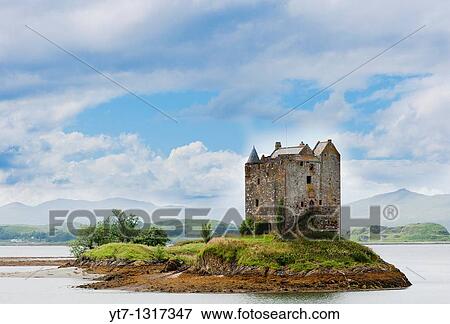 Eilean Donan Castle in Loch Alsh, Scotland View Large Photo Image Stock Photo - Eilean Donan Castle in Loch Alsh, Scotland. Fotosearch