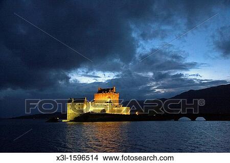 Eilean Donan Castle in Scotland Dornie Scotland United Kingdom View Large Photo Image Picture - Eilean Donan Castle in Scotland Dornie Scotland United Kingdom. Fotosearch
