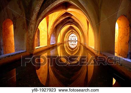 El Alcazar de Sevilla, baths, Seville, Spain View Large Photo Image Stock Image - El Alcazar de Sevilla, baths, Seville, Spain. Fotosearch