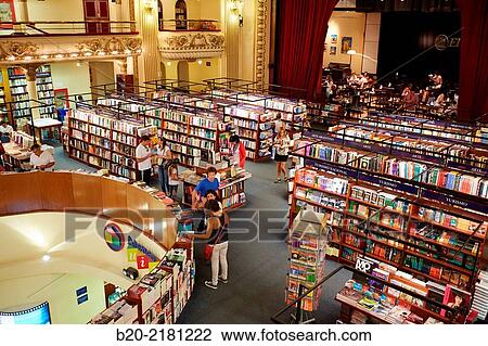 El Ateneo bookstore. Barrio Norte. Buenos Aires. Argentina. View Large Photo Image Stock Image - El Ateneo bookstore. Barrio Norte. Buenos Aires. Argentina.. Fotosearch