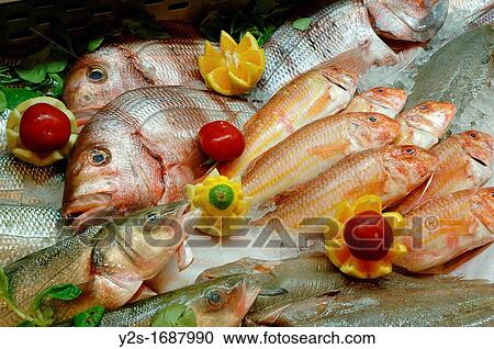 El Faro restaurant, Fresh fish, Cadiz, Spain, View Large Photo Image Stock Image - El Faro restaurant, Fresh fish, Cadiz, Spain,. Fotosearch