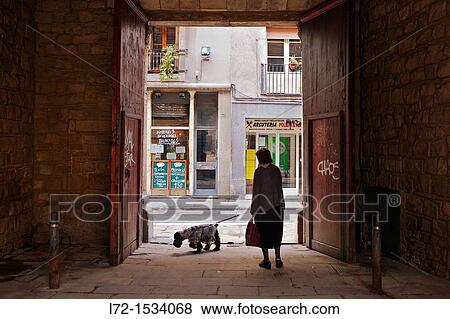 El Raval neighbourhood, Barcelona, Catalonia, Spain View Large Photo Image Stock Photo - El Raval neighbourhood, Barcelona, Catalonia, Spain. Fotosearch