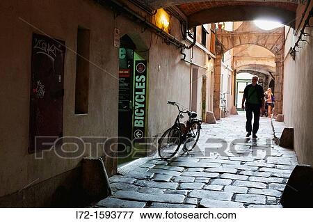 El Raval neighbourhood, Barcelona, Catalonia, Spain View Large Photo Image Stock Photo - El Raval neighbourhood, Barcelona, Catalonia, Spain. Fotosearch