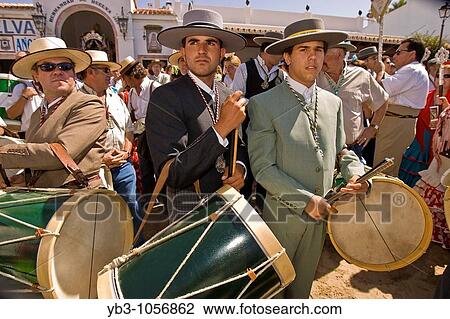 El Rocio Festival, El Rocio, Andalusia, Spain View Large Photo Image Stock Image - El Rocio Festival, El Rocio, Andalusia, Spain. Fotosearch