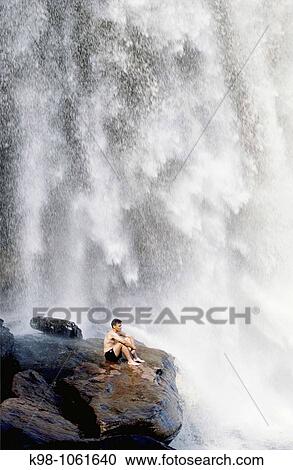 El Sapo waterfall, Canaima National Park, Gran Sabana region, state of Bolivar, Venezuela View Large Photo Image Stock Image - El Sapo waterfall, Canaima National Park, Gran Sabana region, state of Bolivar, Venezuela. Fotosearch