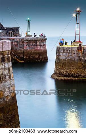 Stock Image - Elantxobe, Biscay, Basque Country, Spain.. Fotosearch