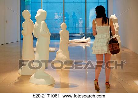 Stock Image - Elba Bairon sculptural installation. Museo de Arte Latinoamericano de Buenos Aires. MALBA. Fundaci? n Costantini. Buenos Aires. Argentina.. Fotosearch