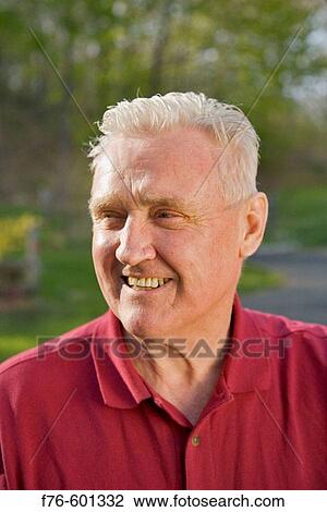 Stock Image - Elder retired man.. Fotosearch