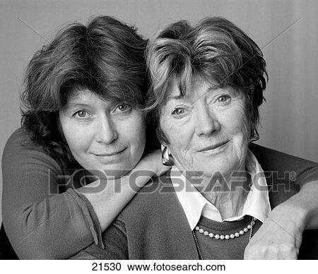 Elderly mother and daughter View Large Photo Image Stock Image - Elderly mother and daughter. Fotosearch