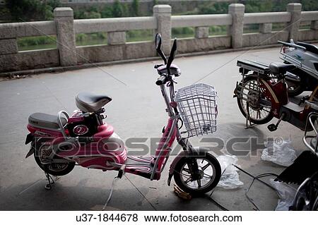 Electric bike for sale. Image taken at Jiexi, China. View Large Photo Image Stock Photo - Electric bike for sale. Image taken at Jiexi, China.. Fotosearch