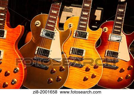 Electric guitars. View Large Photo Image Stock Photo - Electric guitars.. Fotosearch