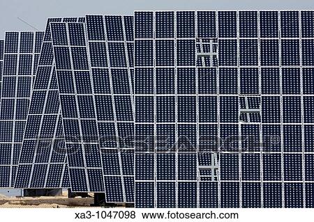 Electric solar panels, Murcia, Spain View Large Photo Image Stock Photo - Electric solar panels, Murcia, Spain. Fotosearch