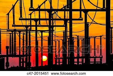 Electric Substation of Pujalt at sunset, eolic park of Pujalt around Sant Marti Sesgueioles, Anoia region, Barcelona province, Catalonia, Spain View Large Photo Image Stock Image - Electric Substation of Pujalt at sunset, eolic park of Pujalt around Sant Marti Sesgueioles, Anoia region, Barcelona province, Catalonia, Spain. Fotosearch