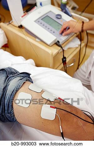 Electrical muscle stimulation, rebahilitation. Policlinica Gipuzkoa, San Sebastian, Donostia, Euskadi, Spain View Large Photo Image Stock Image - Electrical muscle stimulation, rebahilitation. Policlinica Gipuzkoa, San Sebastian, Donostia, Euskadi, Spain. Fotosearch