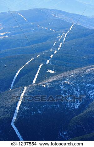 Electrical towers, aerial view Pyrenees Lerida province Catalonia Spain View Large Photo Image Picture - Electrical towers, aerial view Pyrenees Lerida province Catalonia Spain. Fotosearch
