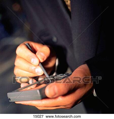 Stock Photo - Electronic organizer. Fotosearch