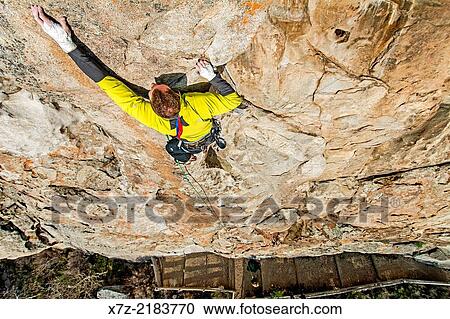 Elijah Weber rock climbing a route called Colossus which is rated 5, 10 and located on Bath Rock at the City Of Rocks National Reserve near the town of Almo in southern Idaho. View Large Photo Image Stock Image - Elijah Weber rock climbing a route called Colossus which is rated 5, 10 and located on Bath Rock at the City Of Rocks National Reserve near the town of Almo in southern Idaho.. Fotosearch