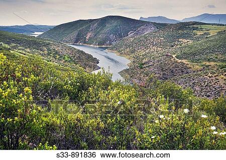 Embalse del Atazar. Comunidad de Madrid. Spain. View Large Photo Image Stock Photograph - Embalse del Atazar. Comunidad de Madrid. Spain.. Fotosearch