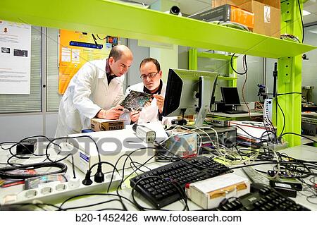 Stock Photograph - Embedded system, Image processing lab, Tecnalia Research, Development & Innovation Centre, Zamudio, Bizkaia, Euskadi, Spain. Fotosearch