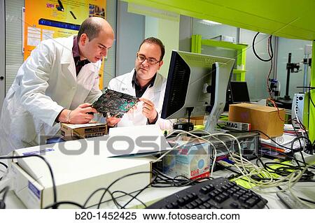 Stock Photography - Embedded system, Image processing lab, Tecnalia Research, Development & Innovation Centre, Zamudio, Bizkaia, Euskadi, Spain. Fotosearch