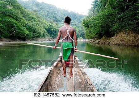 Embera indian, Panama View Large Photo Image Stock Image - Embera indian, Panama. Fotosearch
