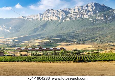 Emblematic Ysios winery in Laguardia designed by Santiago Calatrava, La Rioja, Alava, Basque Country, Spain View Large Photo Image Stock Photograph - Emblematic Ysios winery in Laguardia designed by Santiago Calatrava, La Rioja, Alava, Basque Country, Spain. Fotosearch
