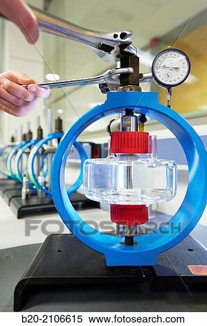 Stock Photography - Embrittlement test. Laboratory corrosion and electrochemical. Energy and Environment Division. Tecnalia Research and Innovation. Donostia. San Sebastian. Gipuzkoa. Basque Country. Spain. Europe.. Fotosearch