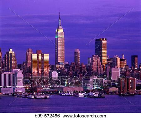 Empire State Building, Midtown skyline, Manhattan, New York, USA View Large Photo Image Stock Photograph - Empire State Building, Midtown skyline, Manhattan, New York, USA. Fotosearch