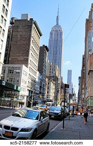 Empire State Building, New York City, United States. View Large Photo Image Stock Photo - Empire State Building, New York City, United States.. Fotosearch