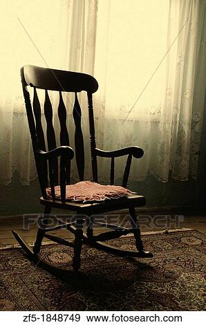 Empty rocking chair View Large Photo Image Stock Photo - Empty rocking chair. Fotosearch